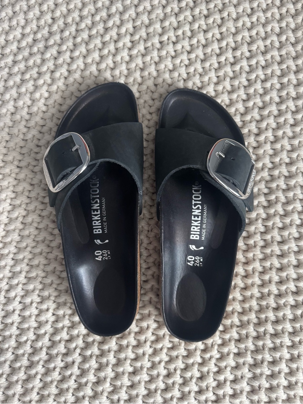 Birkenstock Madrid Big Buckle slide sandal